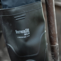 Black PVC Wellington Boot O4 FO - FOR WALK