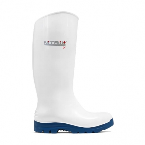 Wellington PVC / Nitrile White O4 SRC - THE WELLY