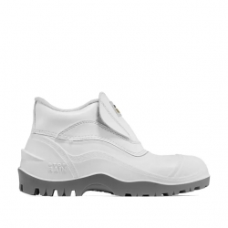 Polyester / PVC Boot White S4 Steel SRA - THE WELLY Polyester / PVC Boot White S4 Steel SRA - THE WELLY