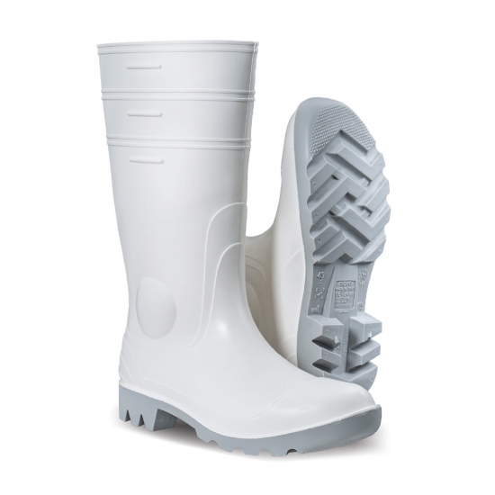 Wellington Boot PPLUS White S4 Steel SRC - NORA