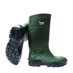Rubber PU S5 Green/Black Steel PU CI SRC - TECHNO BOOTS Rubber PU S5 Green/Black Steel PU CI SRC - TECHNO BOOTS