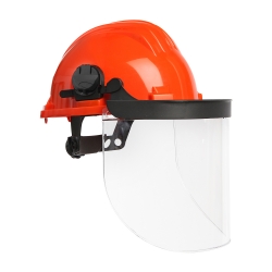 Polyethylene Helmet with Polycarbonate Visor - CLIMAX