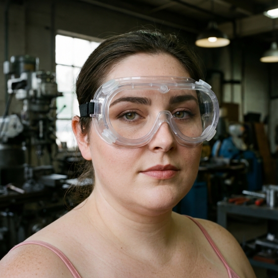 Panoramic Polycarbonate Clear Anti-Fog Glasses - FIELD