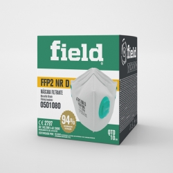 Disposable FFP2 mask with valve - FIELD
