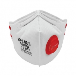 Disposable FFP3 mask with valve - FIELD Disposable FFP3 mask with valve - FIELD