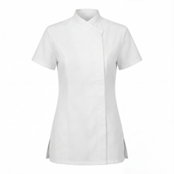 Short-Sleeve Chef Jacket 65% Polyester / 35% Cotton 200g/m² - FOR WEAR