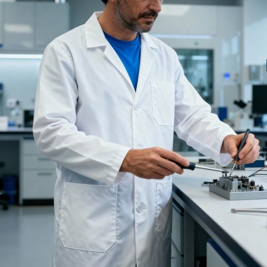 Standard Long-Sleeve Coat 65% Polyester / 35% Cotton 200g/m² - FOR WEAR