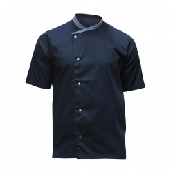 Short-Sleeve Chef Jacket 65% Polyester / 35% Cotton 200g/m² - FOR WEAR