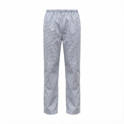 Checkered Elastic Waist Pants 65% Polyester / 35% Cotton 160g/m² - FOR WEAR