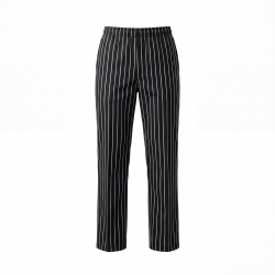 Striped Elastic Waist Pants 65% Polyester / 35% Viscose 290g/m² - FOR WEAR