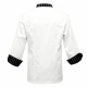 Striped Long-Sleeve Chef Jacket 65% Polyester / 35% Cotton 200g/m² - FOR WEAR Striped Long-Sleeve Chef Jacket 65% Polyester / 35% Cotton 200g/m² - FOR WEAR
