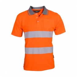 High-Visibility Polo Shirt - VIZWELL High-Visibility Polo Shirt - VIZWELL