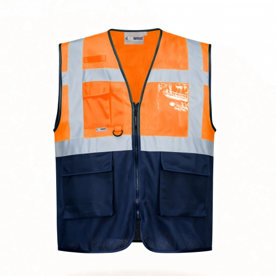 High-Visibility Vest 100% Polyester - FOR WEAR High-Visibility Vest 100% Polyester - FOR WEAR