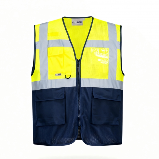 High-Visibility Vest 100% Polyester - FOR WEAR High-Visibility Vest 100% Polyester - FOR WEAR