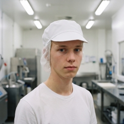 Cap with Mesh Application 65% Polyester / 35% Cotton 200g/m² - FOR WEAR