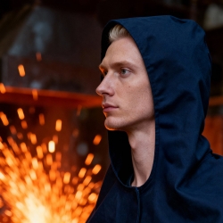 Flame-Retardant Hood 100% Cotton 270g/m² - FOR WEAR