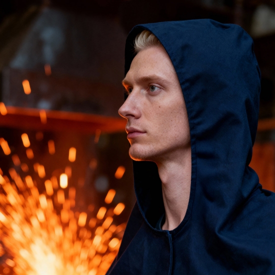 Flame-Retardant Hood 100% Cotton 270g/m² - FOR WEAR Flame-Retardant Hood 100% Cotton 270g/m² - FOR WEAR