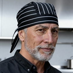 Striped Bandana 65% Polyester / 35% Viscose 290g/m² - FOR WEAR