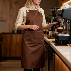 Bib Apron 70 x 90 cm with Cross-Back Straps - FOR WEAR