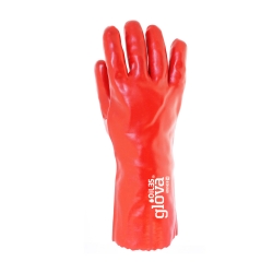 PVC Glove Red 35 CM - GLOVA
