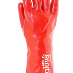 PVC Glove Red 35 CM - GLOVA