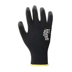 Nylon Glove with Black Polyurethane Coating - GLOVA