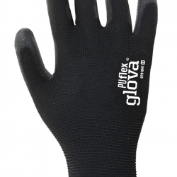 Nylon Glove with Black Polyurethane Coating - GLOVA