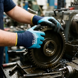 Polyester/Spandex Glove with Double Nitrile Foam Coating - GLOVA