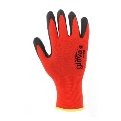 Nylon/Spandex Glove with Nitrile Foam Coating on Palm - GLOVA
