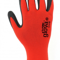 Nylon/Spandex Glove with Nitrile Foam Coating on Palm - GLOVA