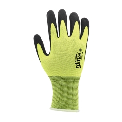 Nylon/Spandex Glove with Nitrile Foam Coating and Nitrile Dots - GLOVA