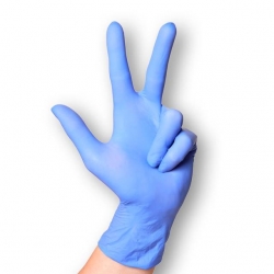 Box of 200 (S-L) 180 (XL) Powder-Free Nitrile Gloves - SEMPERGUARD