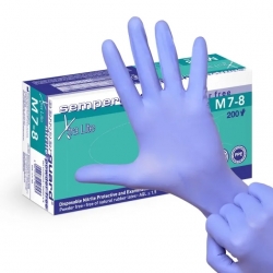 Box of 200 (S-L) 180 (XL) Powder-Free Nitrile Gloves - SEMPERGUARD Box of 200 (S-L) 180 (XL) Powder-Free Nitrile Gloves - SEMPERGUARD