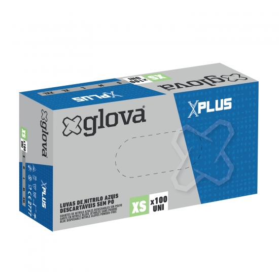 Box of 100 Nitrile Gloves XPlus - GLOVA