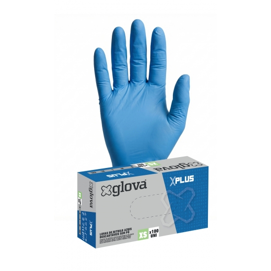 Box of 100 Nitrile Gloves XPlus - GLOVA