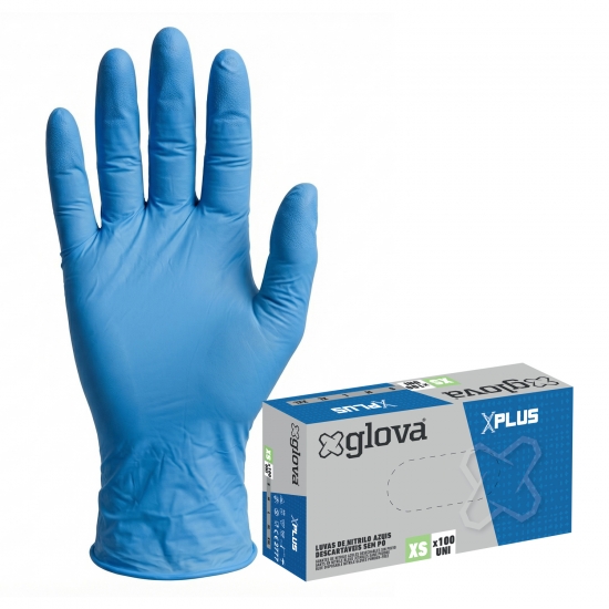 Box of 100 Nitrile Gloves XPlus - GLOVA