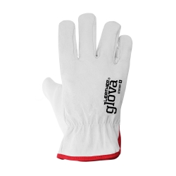 Chef's Glove in Grey Cowhide Leather - GLOVA
