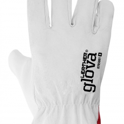 Chef's Glove in Grey Cowhide Leather - GLOVA