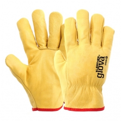 Yellow Cowhide Head Gloves - GLOVA