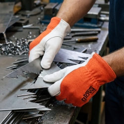 Cotton/Goat Leather Glove - GLOVA