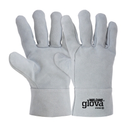 Welder's Glove Crute Cowhide Grey 27 CM - GLOVA