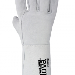 Welder's Glove Crute Cowhide Grey 35 CM - GLOVA