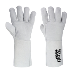 Welder's Glove Crute Cowhide Grey 35 CM - GLOVA