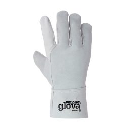 Welder's Glove Mixed Cowhide Grey 27 CM - GLOVA