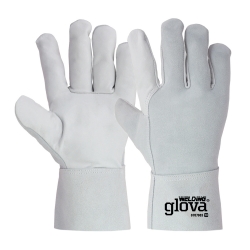 Welder's Glove Mixed Cowhide Grey 27 CM - GLOVA Welder's Glove Mixed Cowhide Grey 27 CM - GLOVA