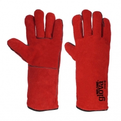 Welder's Glove Crute Red 35 CM - GLOVA