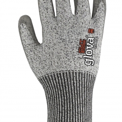 Cut-Resistant Glove Steel Fiber/HPPE/Nylon with Polyurethane Coating - GLOVA