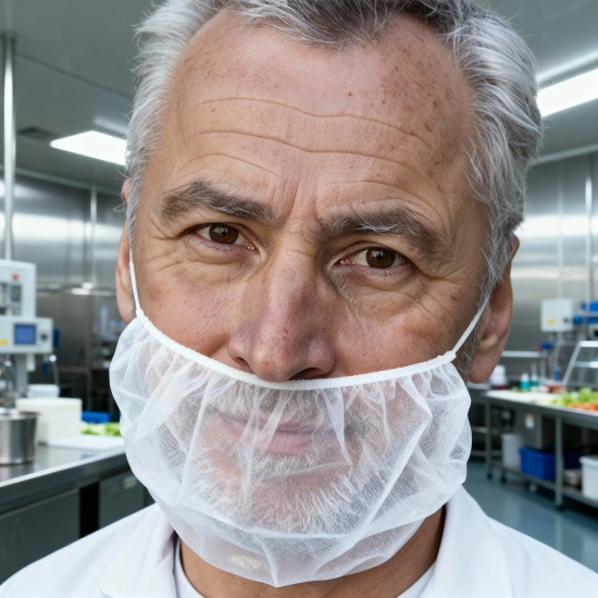 Bag of 100 Disposable Beard Covers with Elastics - FIELD