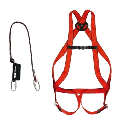 Fall Arrest Harness Kit With Energy Absorber And Carabiners - CLIMAX