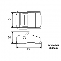 25MM Endless Strap 6M with Buckle - FIELD